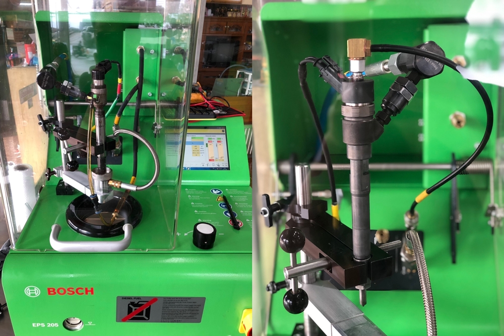 การประกอบหัวฉีดดีเซลหลังเปลี่ยนอะไหล่แท้